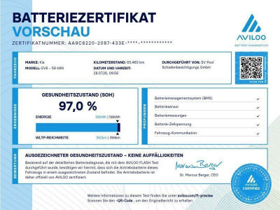 KIA EV6 Gebrauchtwagen KIA EV6 Gebrauchtwagen