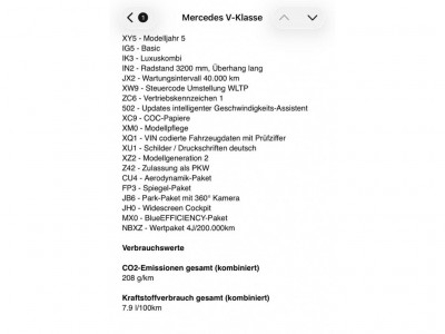 Mercedes-Benz V-Klasse Jahreswagen Mercedes-Benz V-Klasse Jahreswagen