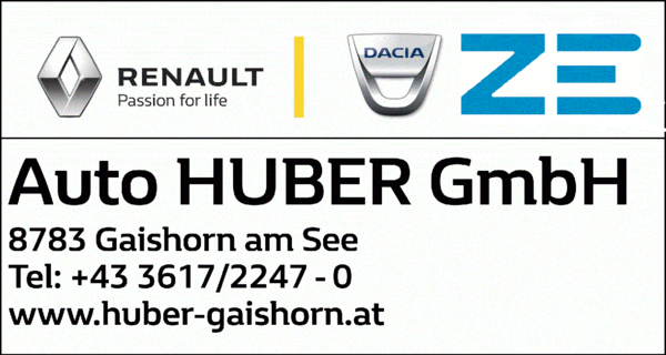 Autohändler Auto Huber GmbH Gaishorn am See, Steiermark